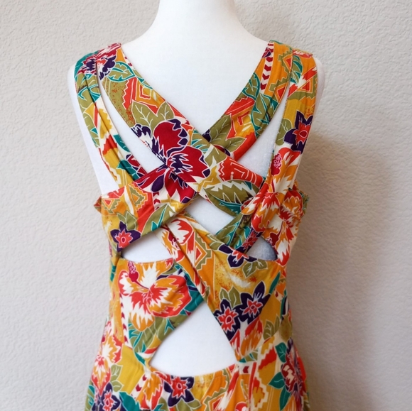 Marnie West vintage 90s floral button down midi dress - Picture 5 of 6